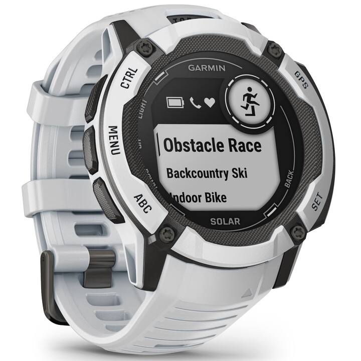 Garmin Instinct 2X Solar 50mm White - GPS Smartwatch