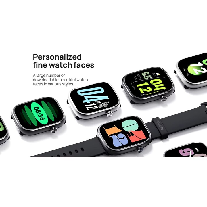 Reloj inteligente Mibro C4, pantalla de 2 pulgadas, llamada Bluetooth, diseño delgado, monitoreo de frecuencia cardíaca de oxíge