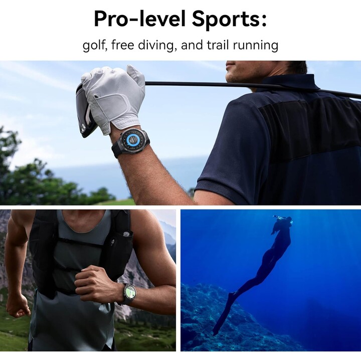 Montre HUAWEI GT5 Pro, écran 1,43, montre de sport de niveau professionnel, suivi de santé, ECG, 46 mm, titane