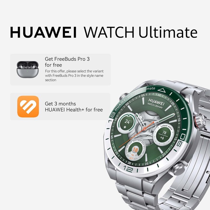 Huawei Watch Ultimate Grün, groß