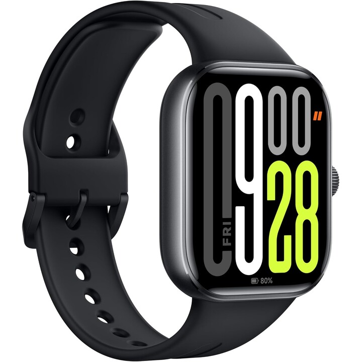 Xiaomi Redmi Watch 5, llamadas Bluetooth, pantalla AMOLED 2.07, monitoreo del sueño, control de la cámara, negro