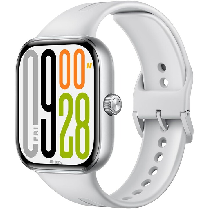 Xiaomi Redmi Watch 5, Bluetooth -Anrufe, 2.07 AMOLED -Display, Schlafüberwachung, Kamera -Steuerung, Silbergrau