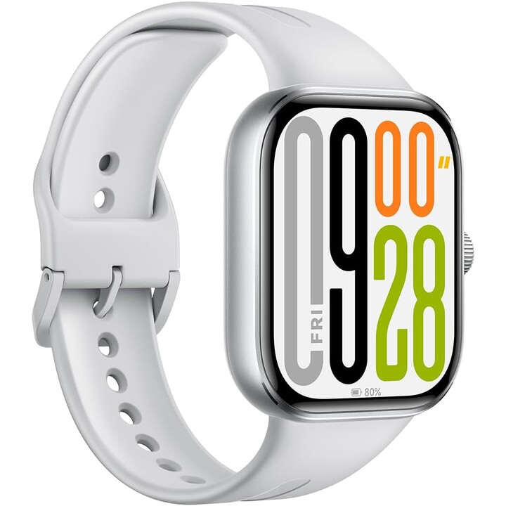 Xiaomi Redmi Watch 5, Bluetooth -Anrufe, 2.07 AMOLED -Display, Schlafüberwachung, Kamera -Steuerung, Silbergrau