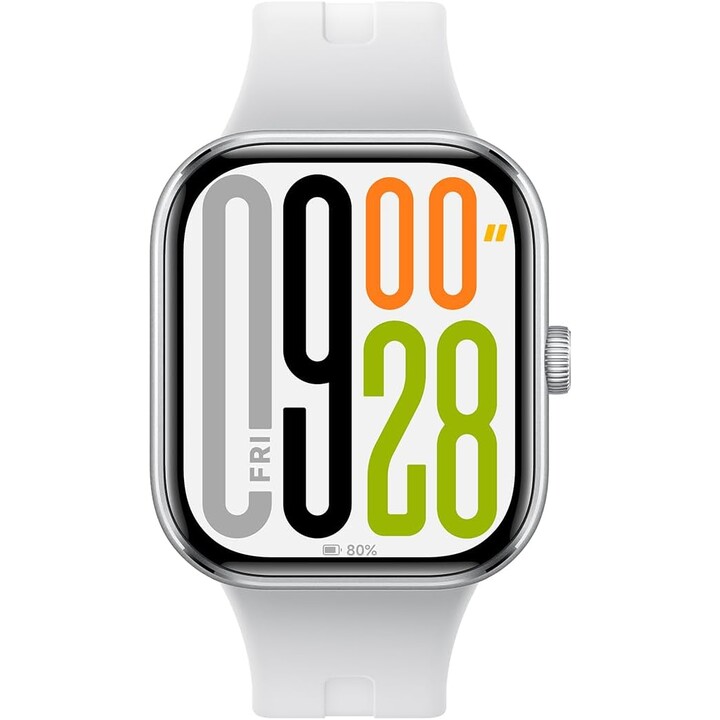 Xiaomi Redmi Watch 5, Bluetooth -Anrufe, 2.07 AMOLED -Display, Schlafüberwachung, Kamera -Steuerung, Silbergrau