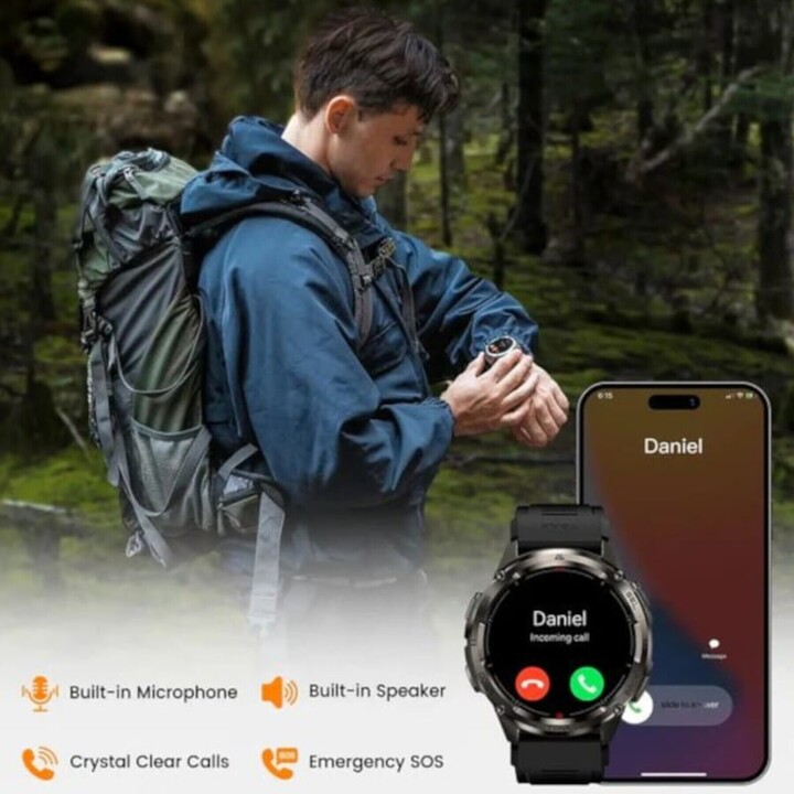 Kospet Tank T3 Ultra 2 Smart Watch Black 