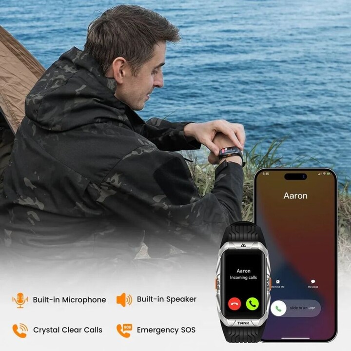 Kospet Tank X2 Ultra GPS Silver - Smartwatch