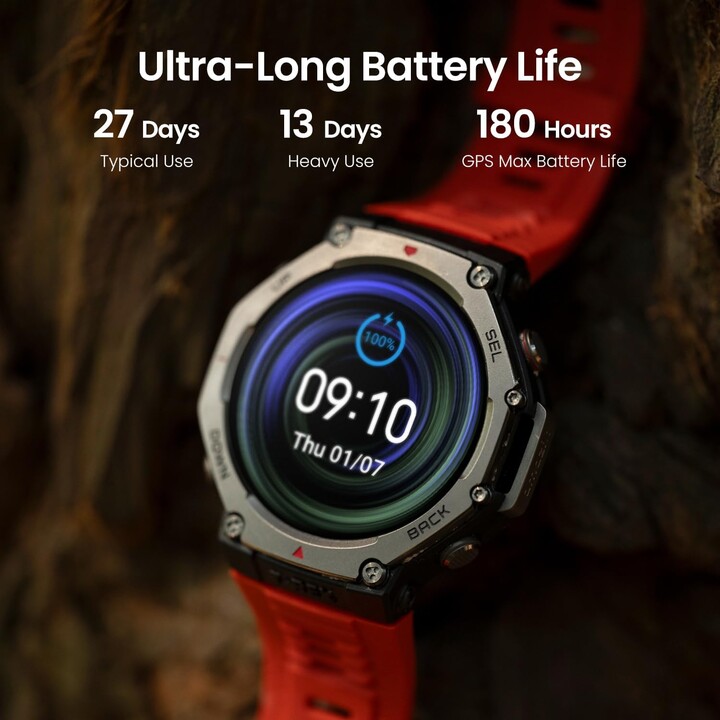 Amazfit T-Rex 3 Lave - Montre intelligente