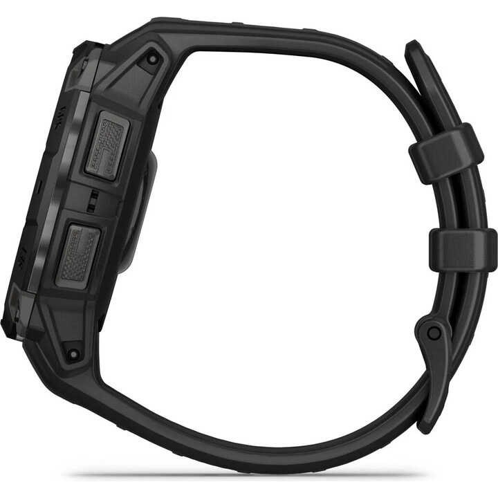 Garmin Instinct 3, GPS Smartwatch, pantalla AMOLED de 45 mm, monitoreo de salud, linterna LED, hasta 18 días, negro