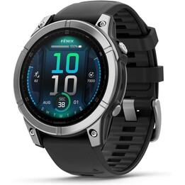 Garmin Fēnix E GPS 47 mm Multivesport Smartwatch, características de entrenamiento, hasta 16 días de duración de la batería, neg