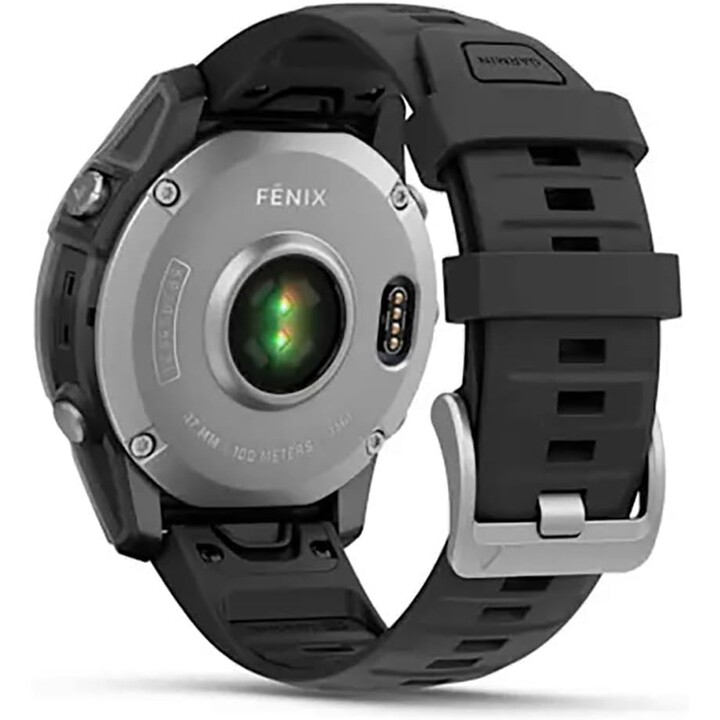 Garmin Fēnix E GPS 47 mm Multivesport Smartwatch, características de entrenamiento, hasta 16 días de duración de la batería, neg