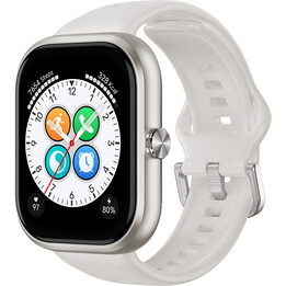 Honor Choice Smartwatch, Fitness Tracker, SPO2, 1.95 pantalla AMOLED, 12 días, GPS, 5ATM, Blanco