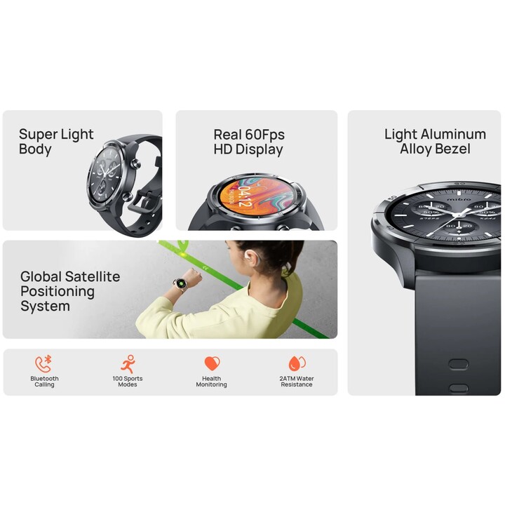 Montre Mibro A3 Gris Foncé
