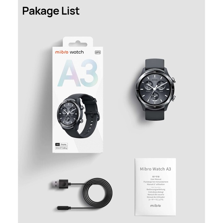 Montre Mibro A3 Gris Foncé