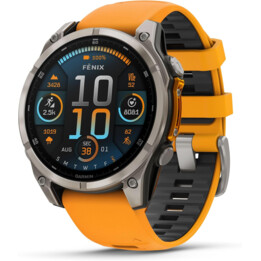Garmin Fenix 8 47 mm Zafiro Naranja