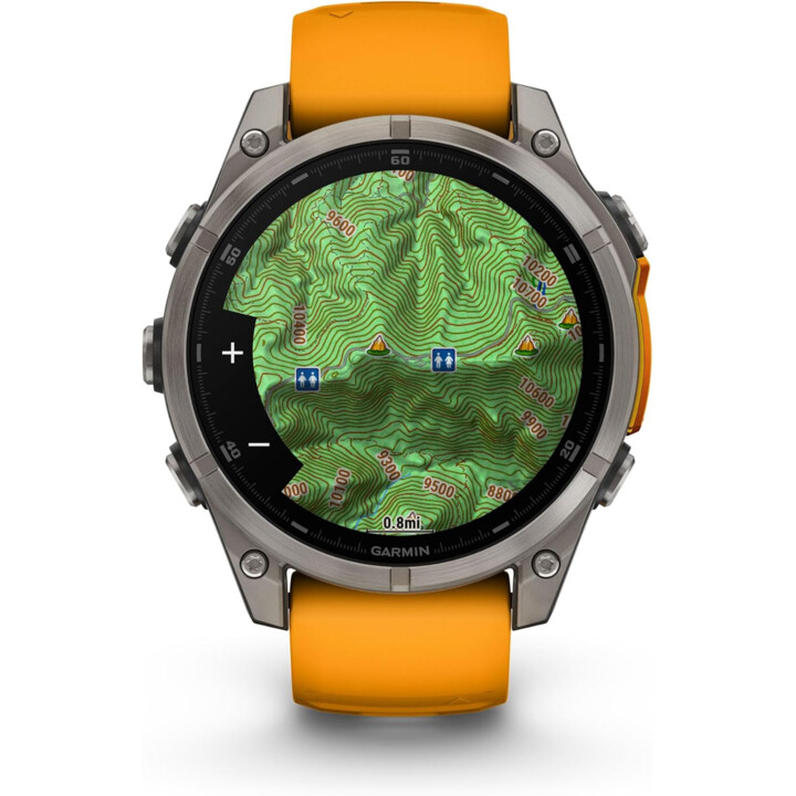 Garmin Fenix 8 47 mm Zafiro Naranja