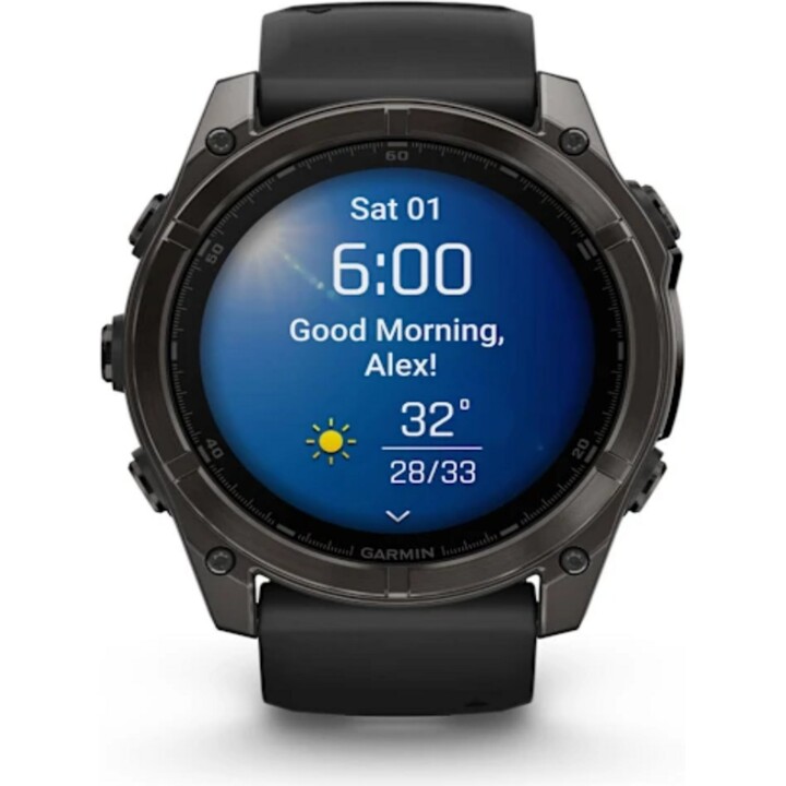 Garmin Fenix 8 Zafiro Negro Gris 