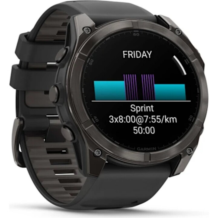 Garmin Fenix 8 Zafiro Negro Gris 