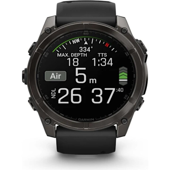 Garmin Fenix 8 Zafiro Negro Gris 