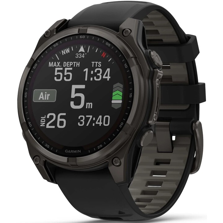 Garmin Fenix 8 Sapp Solar Schwarz Grau
