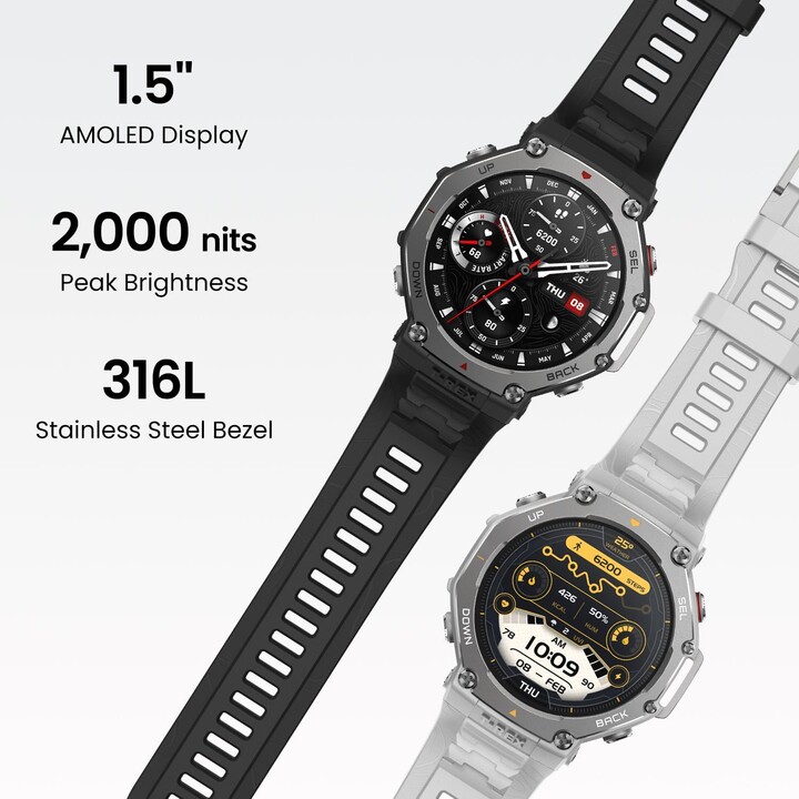Amazfit T-Rex 3 Grey - Smartwatch