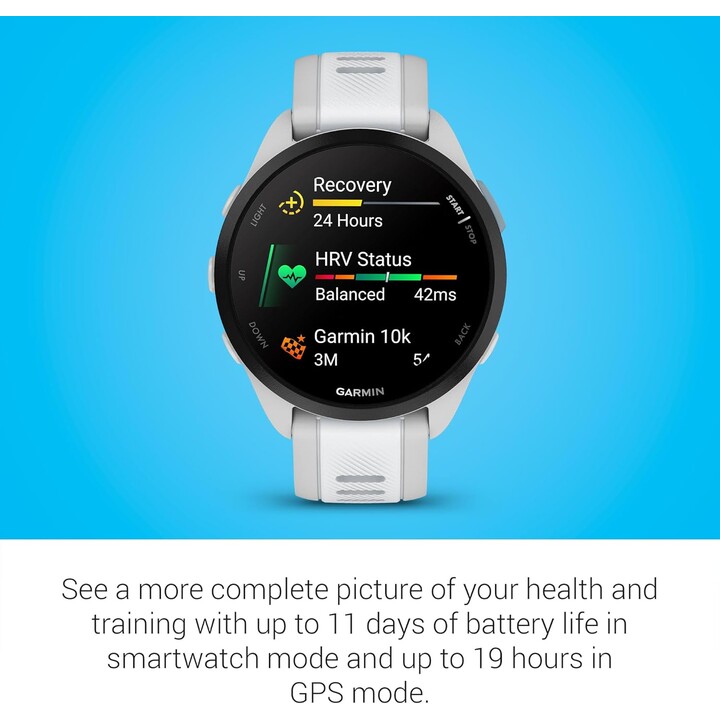 Garmin Forerunner 165 AMOLED White - Smartwatch