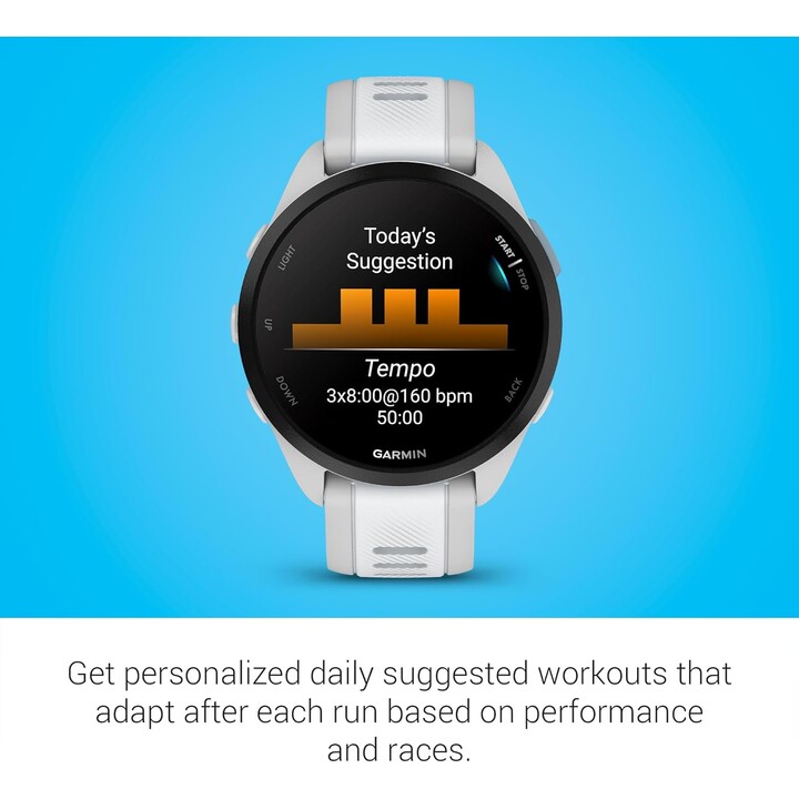 Garmin Forerunner 165 AMOLED White - Smartwatch