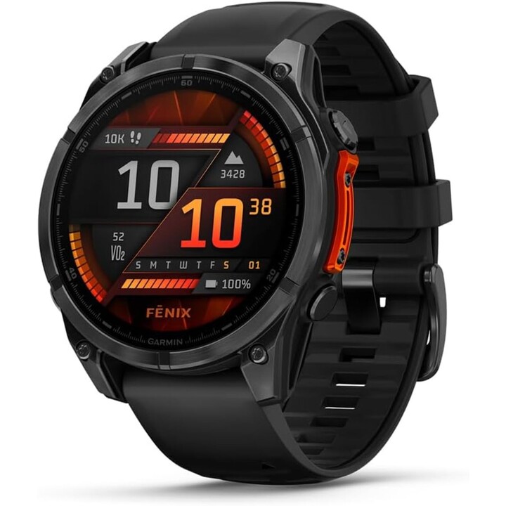 Garmin Fenix 8 AMOLED 47mm Acero Negro - Reloj Inteligente