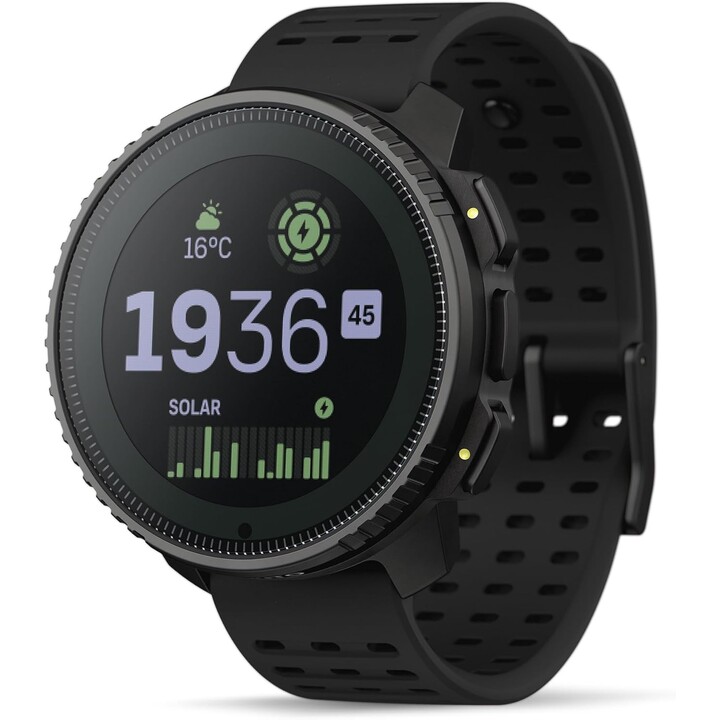 Suunto Vertical Solar All Black reloj deportivo GPS con mapas offline, doble banda, batería 60 días, negro