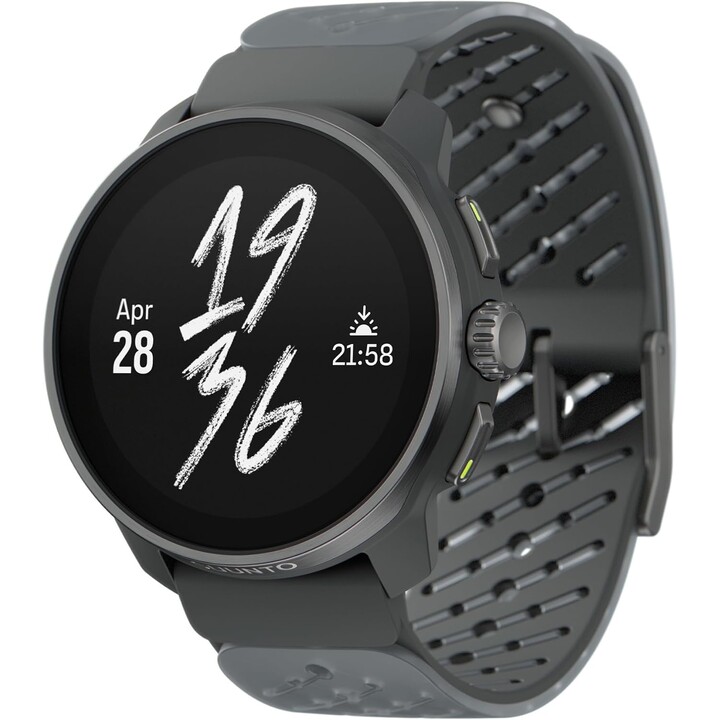 Suunto Race S, Sports Watch, Ligero, GPS, pantalla táctil AMOLED y corona digital, batería de 13 días, grafito de titanio
