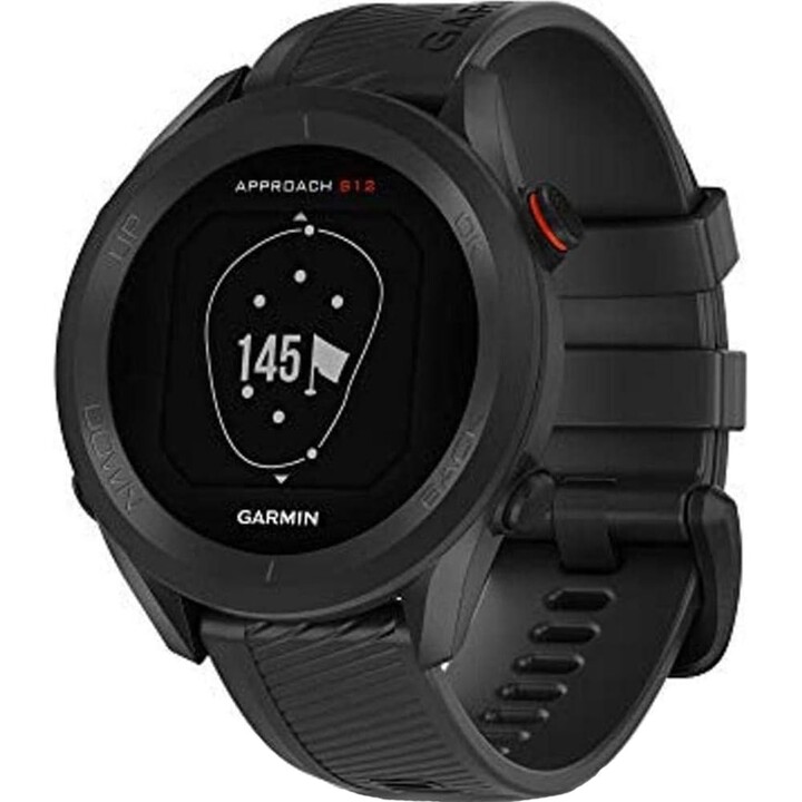 Garmin 010-02472-00 Enfoque S12 GPS Golf Watch, 42k+ campos precargados, negro