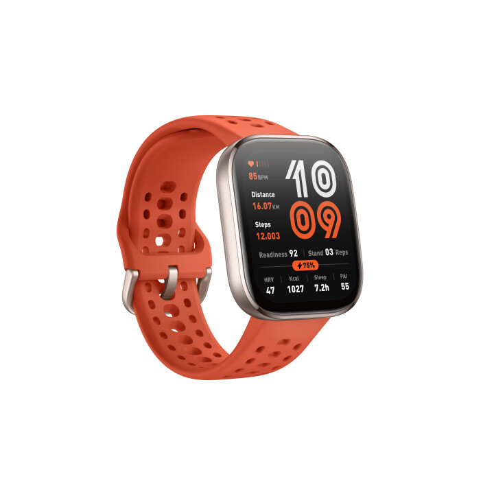 Amazfit Bip 6 Red 5 Cm (1.97") Amoled Digital 390 X 450 Pixeles Pantalla Táctil Plata Gps (satélite)