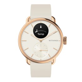 Withings ScanWatch 2, 38 mm Rose Gold White