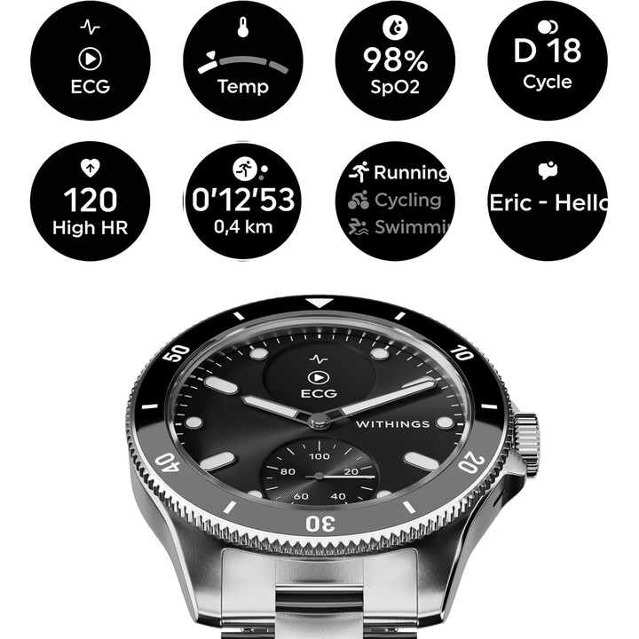 Withings ScanWatch Nova, black