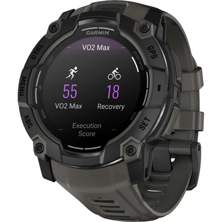 Garmin Instinct, 50mm, Smartwatch de GPS ao ar livre, AMOLED, Black With Black Band