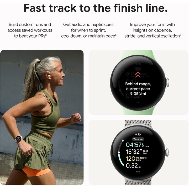 Google Pixel Watch 3 45 mm Wifi Hazel Verde