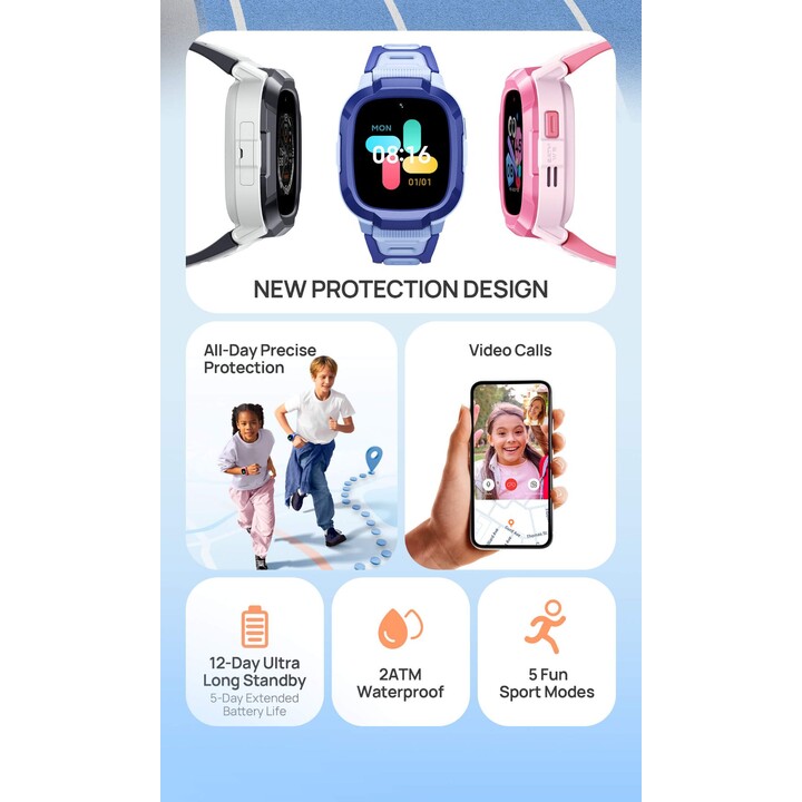 Montre Mibro pour enfants P6 Bleu