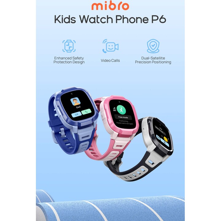 Montre Mibro pour enfants P6 Bleu