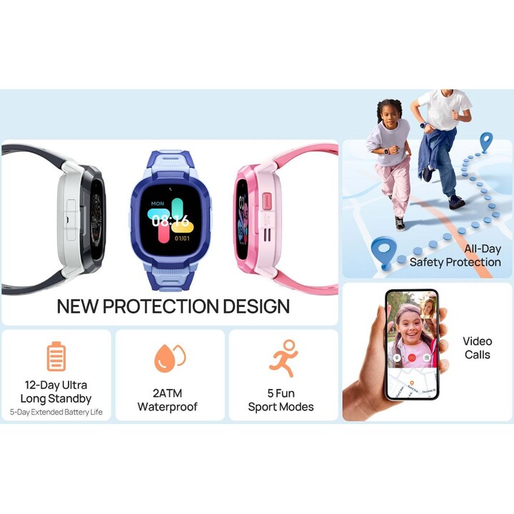 Montre Mibro pour enfants P6 Bleu