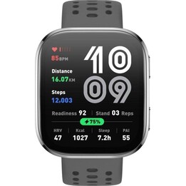 Amazfit Bip 6 Reloj Smartwatch 1.97" 2000nits Mapas Offline 140 Deportes Gris Oscuro