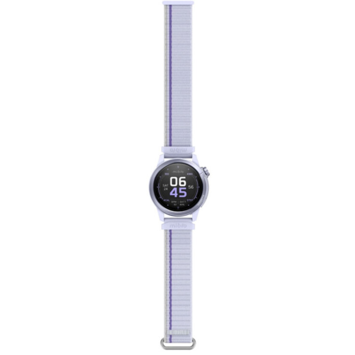 Mibro GS Active 2 Smartwatch, Padel Statistics, GPS, 5ATM, 1.32" AMOLED Display, 20-Day Auto, Lilac