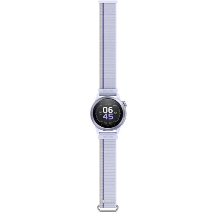Mibro GS Active 2 Smartwatch, Statistiche Padel, GPS, 5ATM, Display AMOLED da 1,32", Auto 20 giorni, Lilla