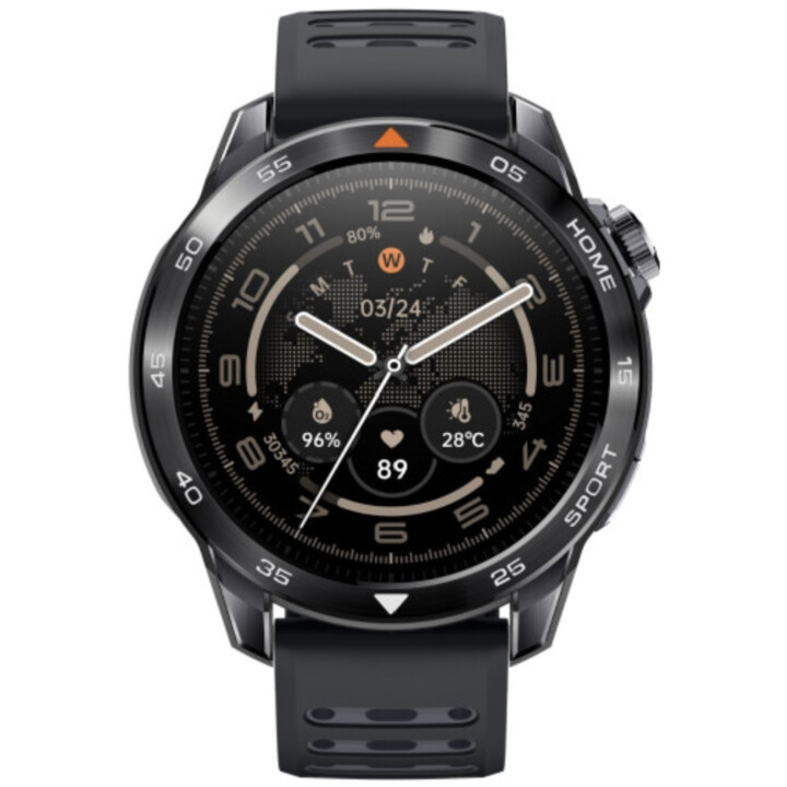Mibro GS Pro 2 Smartwatch, Estadísticas de Padel, GPS, 5ATM, 1.43" AMOLED Display, 20-Day Auto Power-On, Dual Strap, Gris