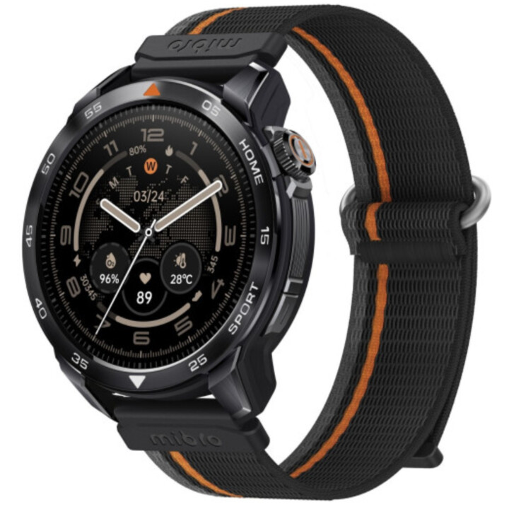Mibro GS Pro 2 Smartwatch, Estadísticas de Padel, GPS, 5ATM, 1.43" AMOLED Display, 20-Day Auto Power-On, Dual Strap, Gris