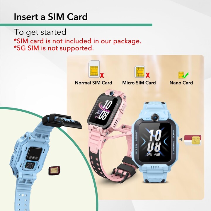 Imoo Smartwatch Telefono Z1 Rosa
