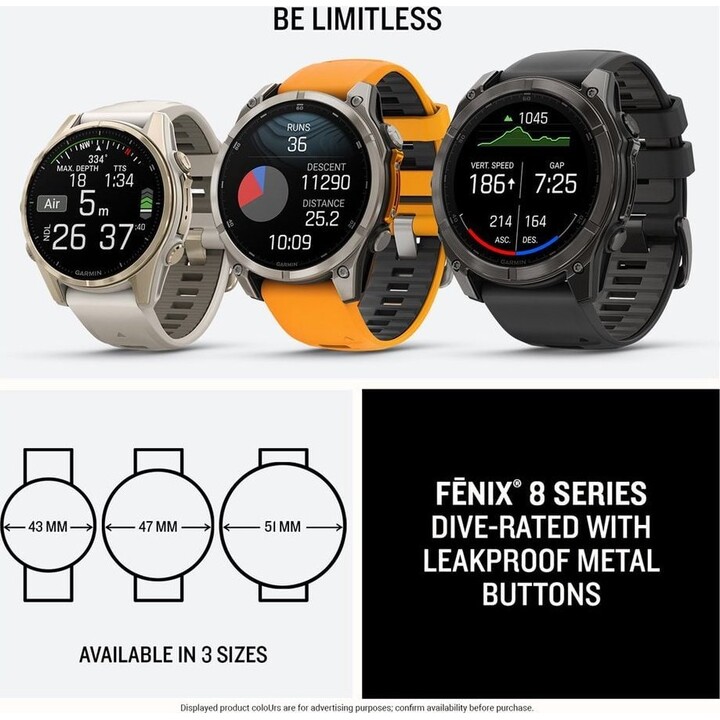 Garmin Fenix ​​8 AMOLED 43mm Negro