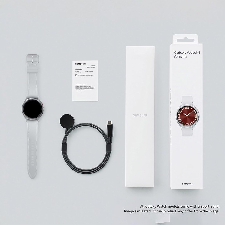 Relógio Samsung Galaxy Watch 6 Classic R955 43mm LTE Região Oeste - Prata