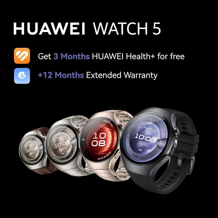 Huawei Watch 5 46mm Stainless Black