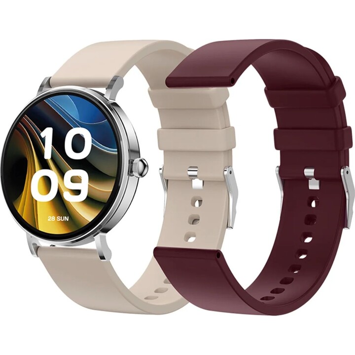 SPC Smartee Duo Velvet 9656B Smartwatch/ Notifications/ Heart Rate/ White