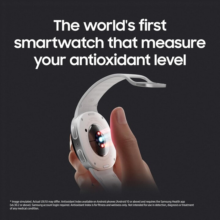 Samsung Galaxy Watch8, 44mm, Bluetooth, AI Smart Watch, 3nm Processor, Health & Sleep Coach, Silver