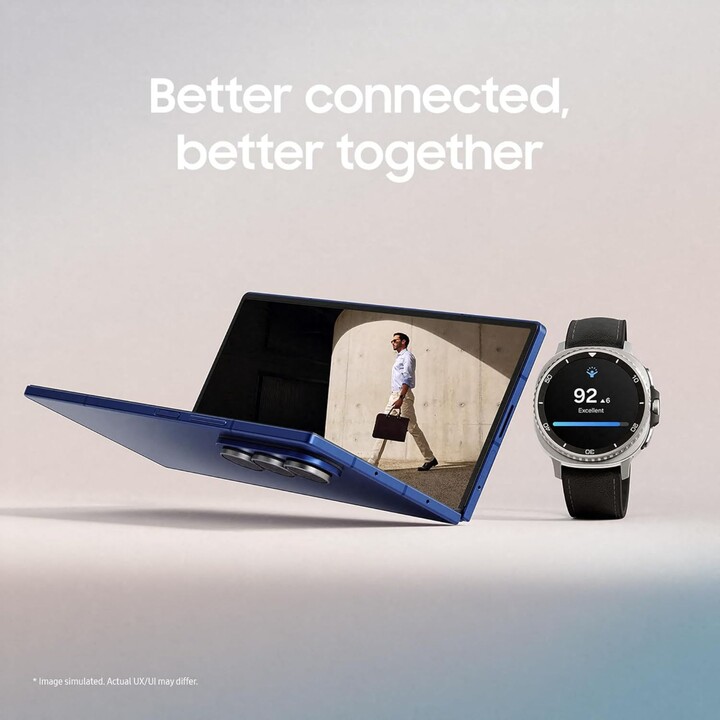 Samsung Galaxy Watch8 Classic, 46mm, LTE Bluetooth, AI Smart Watch, procesador de 3nm, SM-L505FZWAEUE, blanco